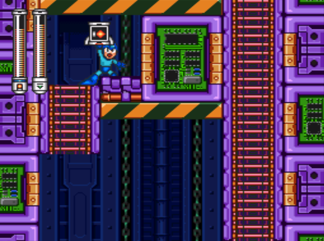 Mega Man 7 screenshot - Junk Man